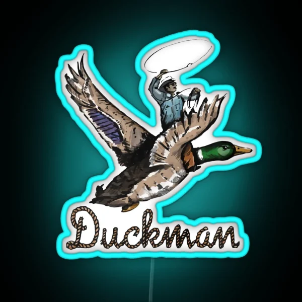 Riley Green Merch Duckman Pepper Led RGB Neon Sign