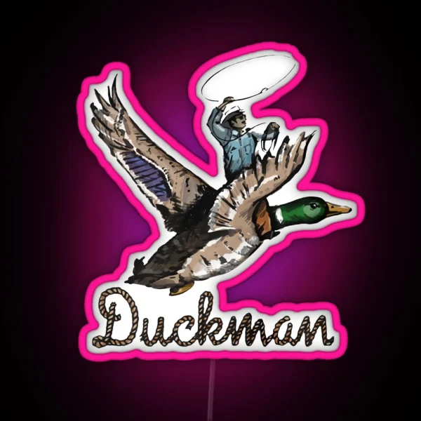Riley Green Merch Duckman Pepper Led RGB Neon Sign