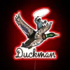 Official Riley Green merchandise neon 'Duckman Pepper' music tour inspired led.