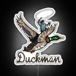 Riley Green Merch Duckman Pepper Led RGB Neon Sign