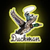 RGB Neon Sign Featuring Riley Green's Iconic Duckman Pepper Tour Merchandise