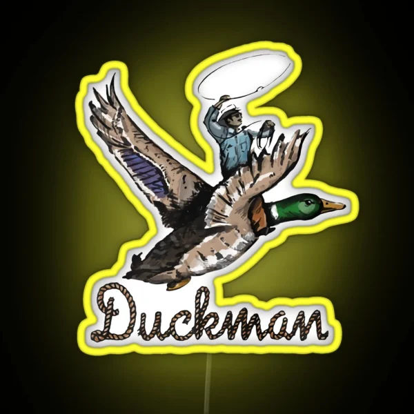 Riley Green Merch Duckman Pepper Led RGB Neon Sign