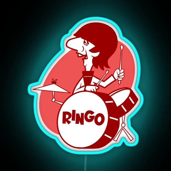 Ringo Drums RGB Neon Sign