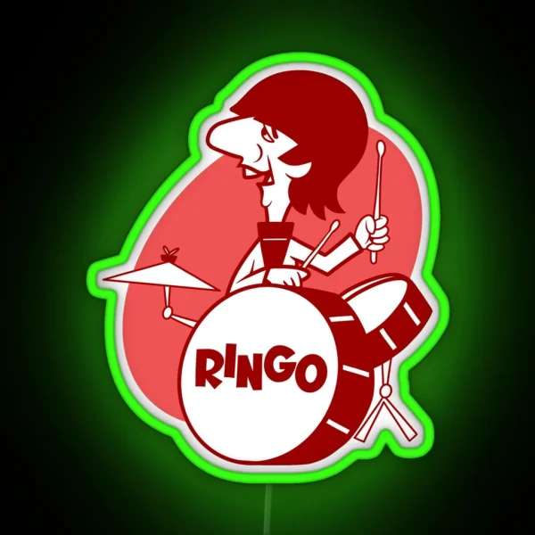 Ringo Drums RGB Neon Sign