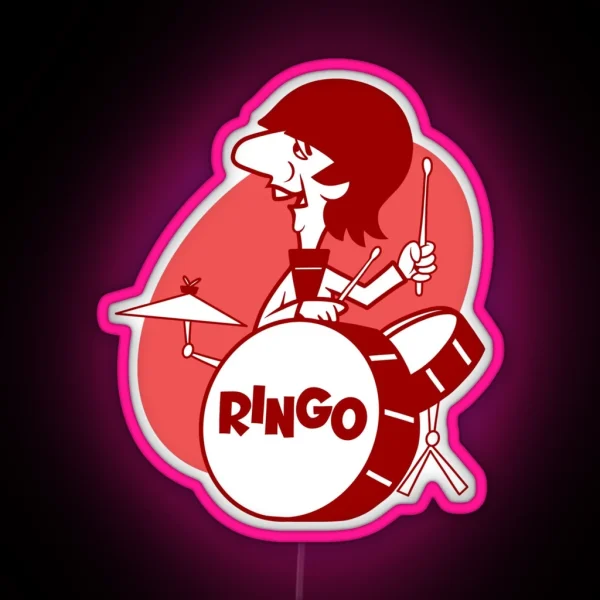 Ringo Drums RGB Neon Sign