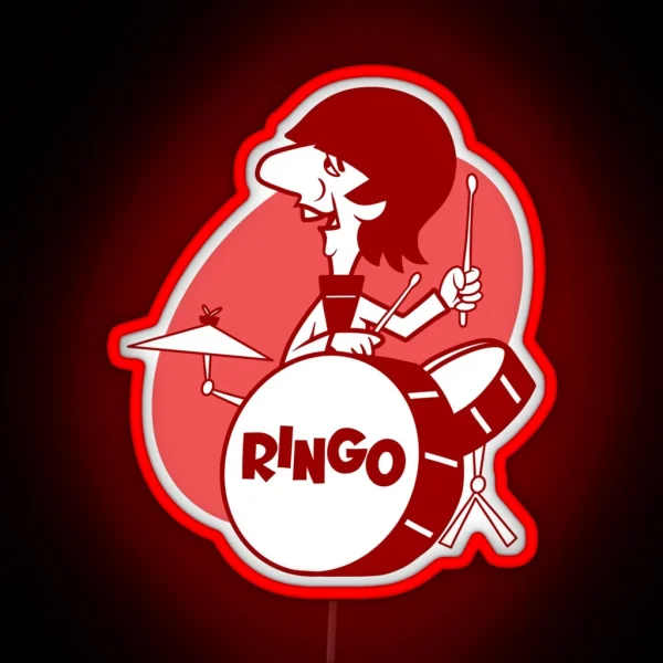 Ringo Drums RGB Neon Sign