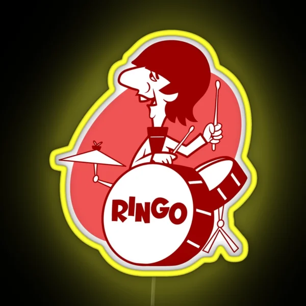 Ringo Drums RGB Neon Sign