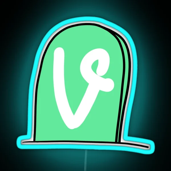 RIP Vine RGB Neon Sign