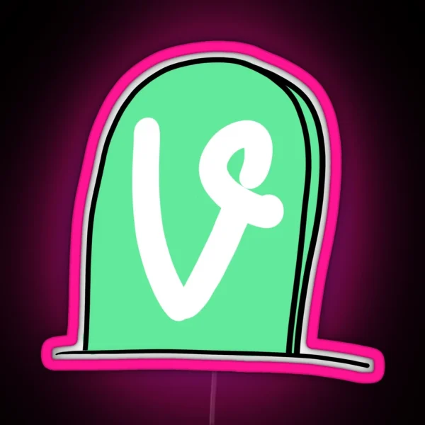 RIP Vine RGB Neon Sign