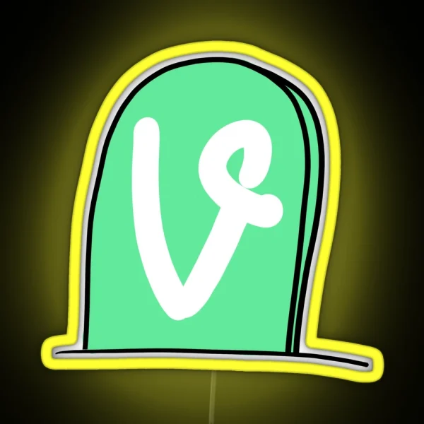 RIP Vine RGB Neon Sign
