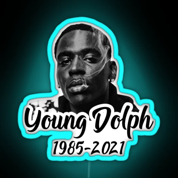 Rip Young Dolph Young Dolph RGB Neon Sign
