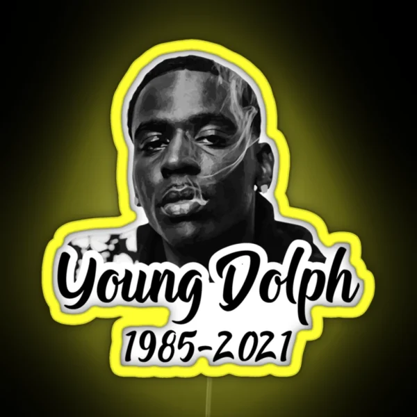 Rip Young Dolph Young Dolph RGB Neon Sign