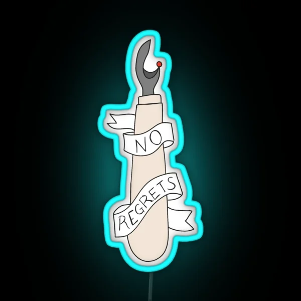 Ripper No Regrets RGB Neon Sign
