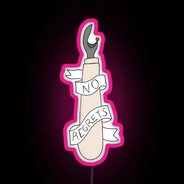 Ripper No Regrets RGB Neon Sign