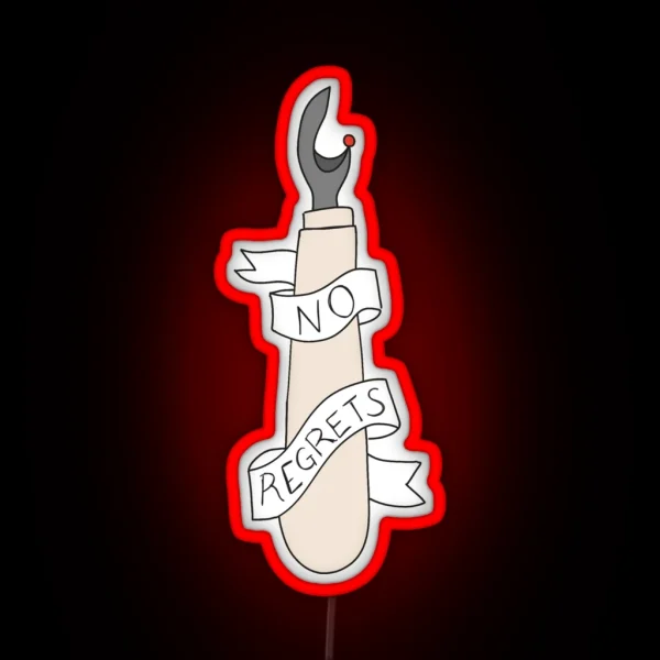 Ripper No Regrets RGB Neon Sign