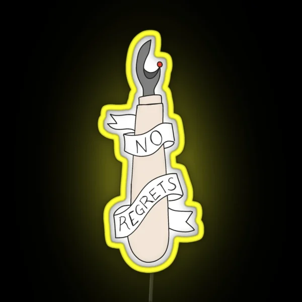 Ripper No Regrets RGB Neon Sign