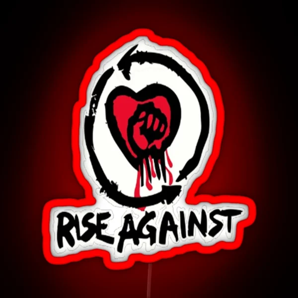 Rise Against Band RGB Neon Sign