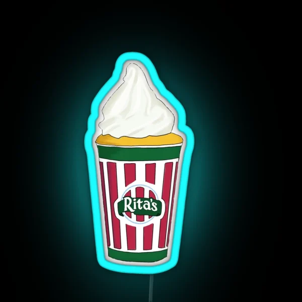 Rita S Water Ice RGB Neon Sign