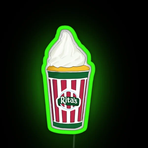 Rita S Water Ice RGB Neon Sign