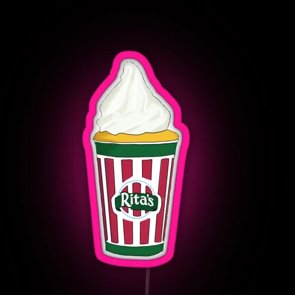 Rita S Water Ice RGB Neon Sign