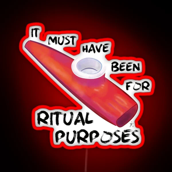 Ritual Purposes RGB Neon Sign