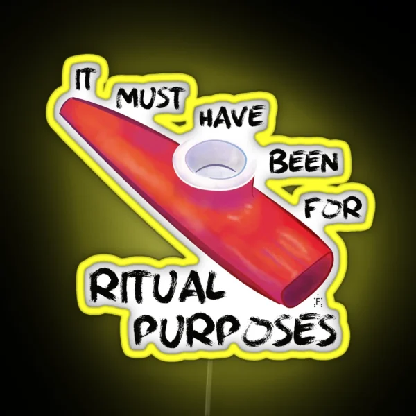 Ritual Purposes RGB Neon Sign
