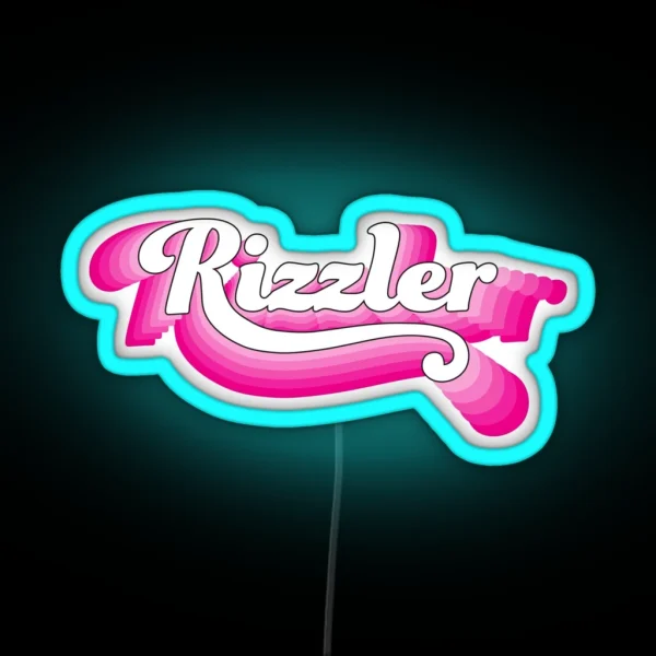 Rizzler RGB Neon Sign
