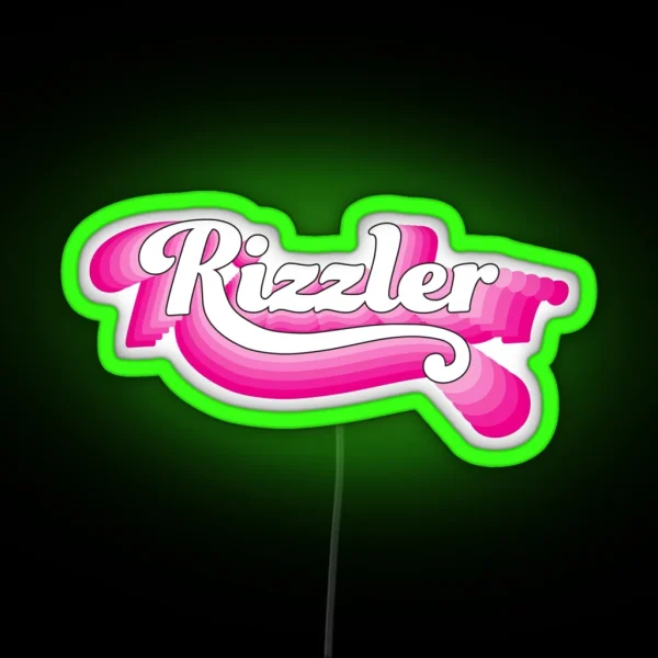 Rizzler RGB Neon Sign