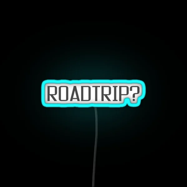 Roadtrip Travel Adventure Holiday Simple Led Sign RGB Neon Sign