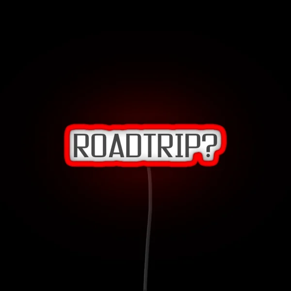 Roadtrip Travel Adventure Holiday Simple Led Sign RGB Neon Sign