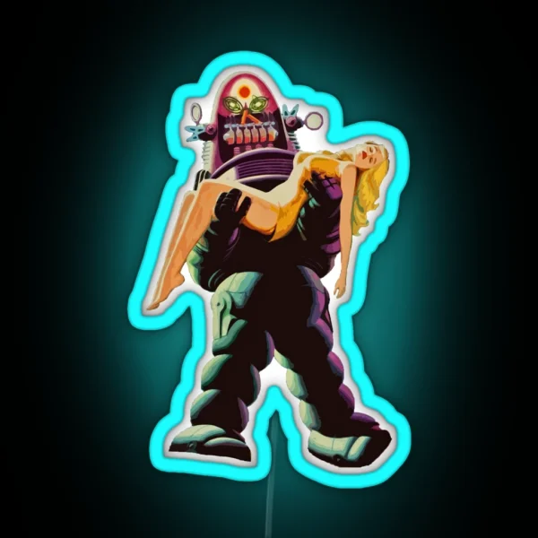 Robby The Robot RGB Neon Sign