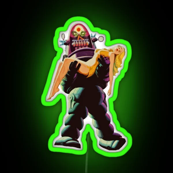 Robby The Robot RGB Neon Sign