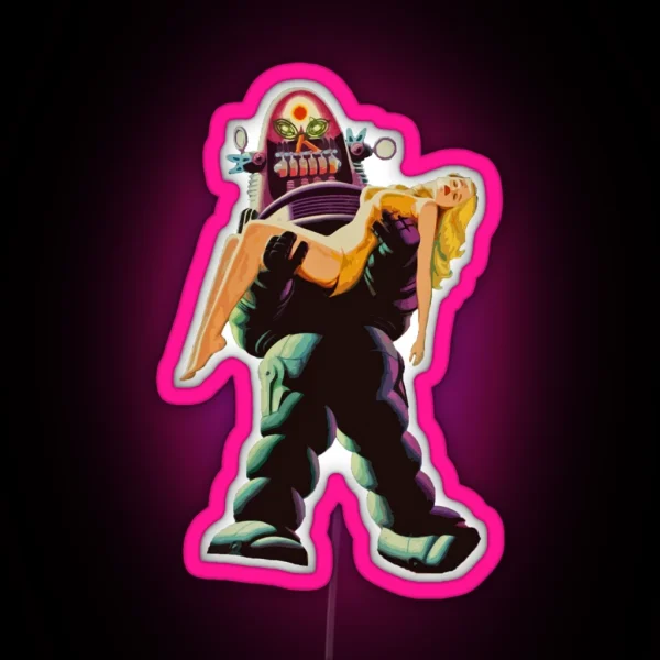 Robby The Robot RGB Neon Sign