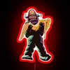Robby the Robot from Forbidden Planet shines in vibrant colors.