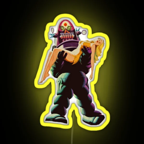 Robby The Robot RGB Neon Sign