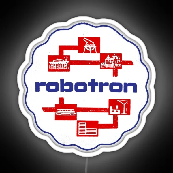 ROBOTRON EAST GERMAN BEER MAT RGB Neon Sign