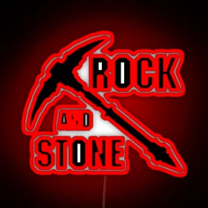 Rock And Stone RGB Neon Sign