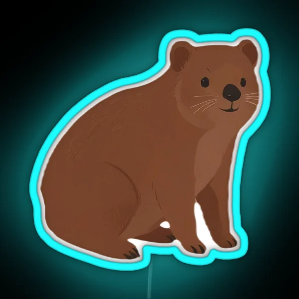 Rock Hyrax RGB Neon Sign