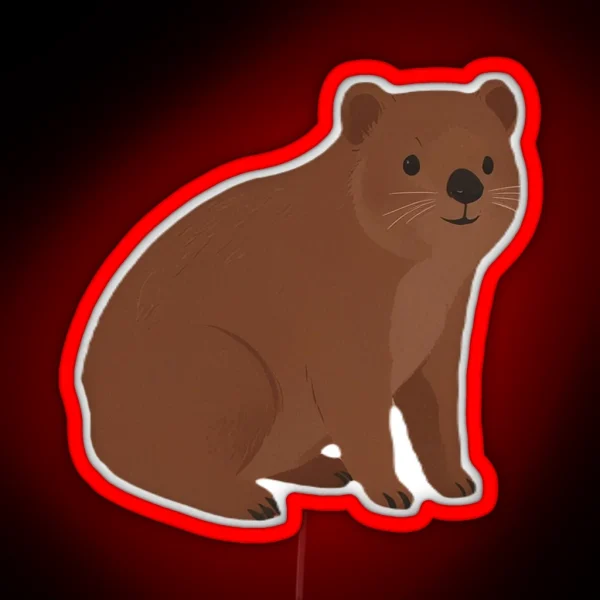 Rock Hyrax RGB Neon Sign