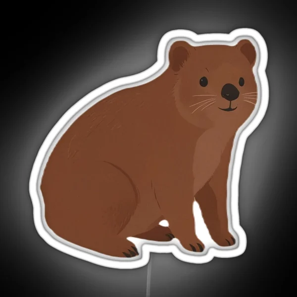 Rock Hyrax RGB Neon Sign