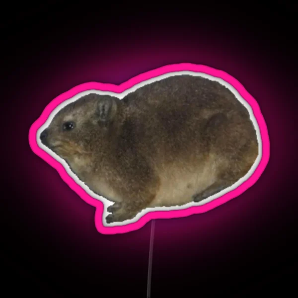 Rock Hyrax RGB Neon Sign