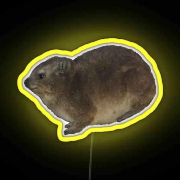 Rock Hyrax RGB Neon Sign