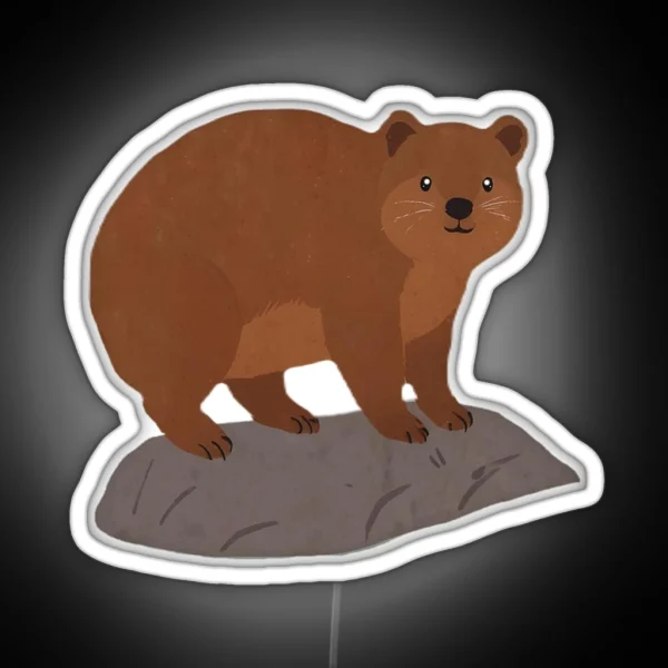 Rock Hyrax RGB Neon Sign