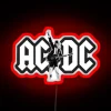 Electric Rock Music Inspired Wall Decor with Bright RGB Lighting