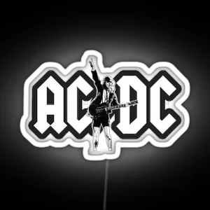 Rock Metal AC DC RGB Neon Sign