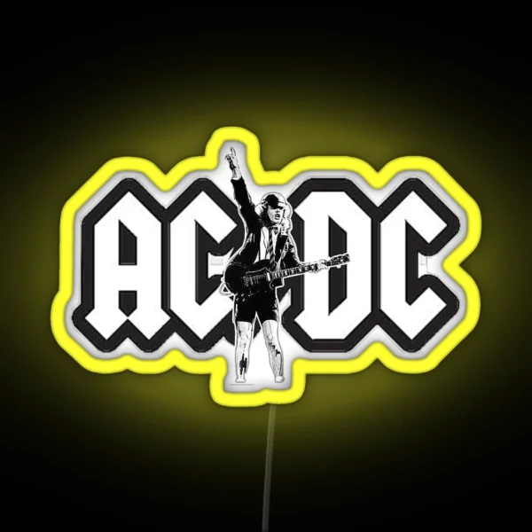 Rock Metal AC DC RGB Neon Sign