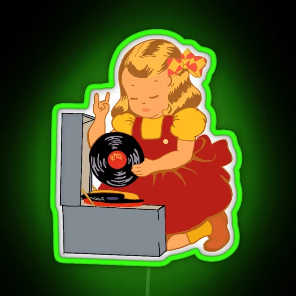 Rock N Roll Baby RGB Neon Sign