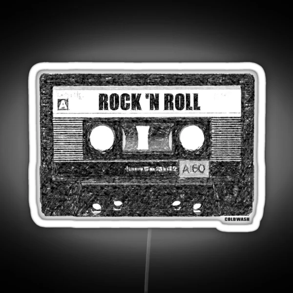 ROCK N ROLL CASSETTE RGB Neon Sign