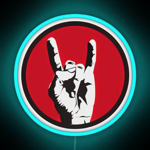 Rock On RGB Neon Sign