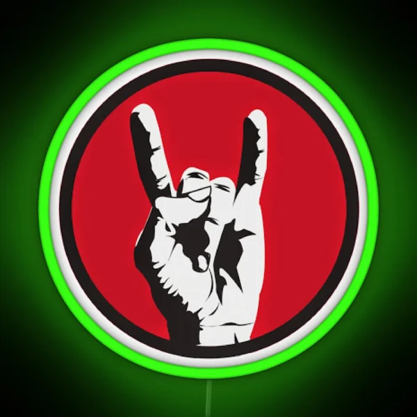 Rock On RGB Neon Sign